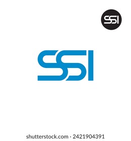 Letter SSI Monogram Logo Design