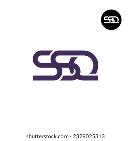 Letter SSQ Monogram Logo Design