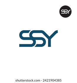 Letter SSy Monogram Logo Design