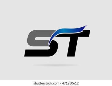 Letter ST Logo
