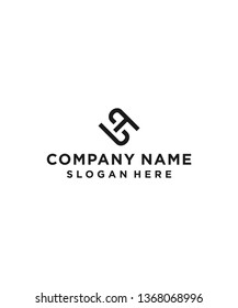 letter st logo design vector illustration template