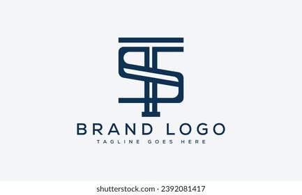 letter ST logo design vector template design for brand.