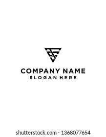 letter st shield logo design vector illustration template