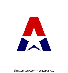 Letter A Star Logo can be used for company, icon, and others.