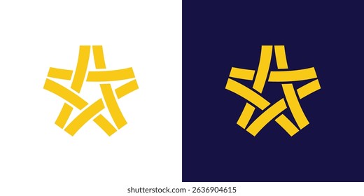 Letter A Star Logo Design