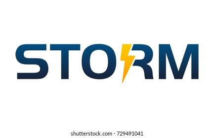 Letter Storm Company Logo 