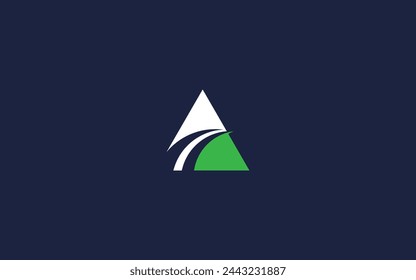 letter a street logo icon design vector design template inspiration