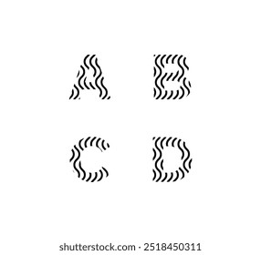 letter style abstract concept art awesome