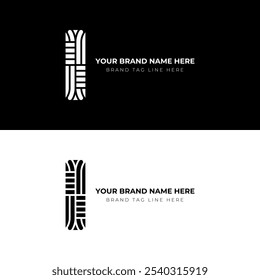 Escribo un diseño de logotipo elegante y moderno. Con la letra 'I' con líneas limpias y nítidas y precisión geométrica.

