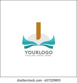 I letter sunset beach typography logo for t-shirt graphics, vectors, surf, and store business