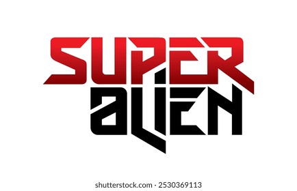 Vector de diseño Super Alien