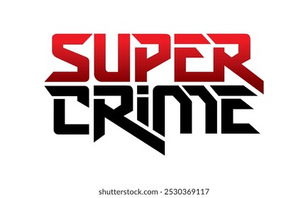 letter super srime design vector