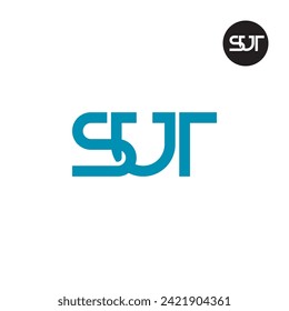 Diseño del logotipo de monograma de la carta SUT