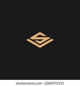 Letter SV logo icon design template elements, SV minimal icon,