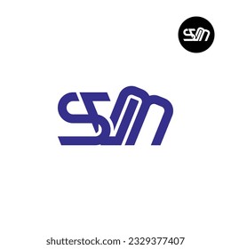 Letter SVM Monogram Logo Design