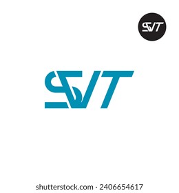 Letter SVT Monogram Logo Design