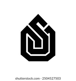 Letter Sw creative initial overlap modern unique logo