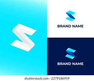 letra SW diseño de logotipo vectorial moderno