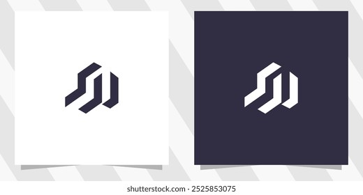 buchstabe sw ws logo design vektor