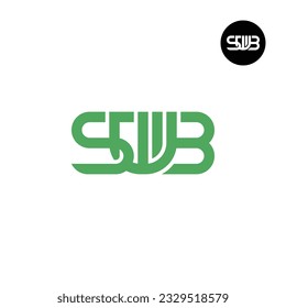 Letter SWB Monogram Logo Design