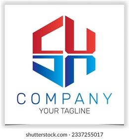 letra SX logotipo de hexágono inicial icono premium plantilla elegante vectores eps 10