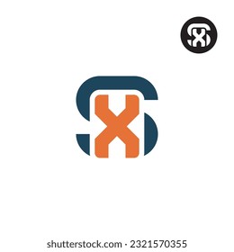 Letter SX Monogram Logo Design