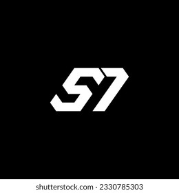 Letter SY negative space logo, SY Monogram, Initial SY Logo, SY Logo, abstract, Icon, Vector