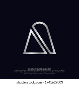 Letter A Syimbol Logo Creative Template Sign Vector