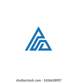 Letter a symbol illustration design