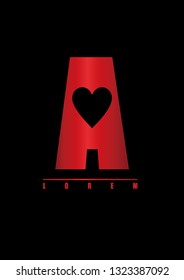 A letter symbol illustration - Vector