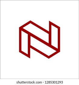 Letter symbol N letter icon N letter template - Vector