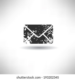 Letter symbol,grunge vector
