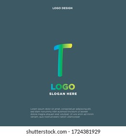 Letter T business logo icon vector template.