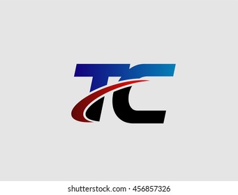 Letter T C Logo Vector Stock Vector (Royalty Free) 456857326 | Shutterstock