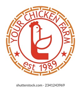 Letter T chicken farm, letter T logo with chicken head is very unique, suitable for chicken slaughterhouse and farm business.  Easy to remember and very clear.