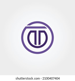 Letter T Circle vector design illustrations