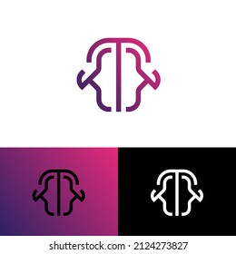 Letter T Code Cow Logo. This logo was created using the letter t,code and cow elements in a simple and modern style.