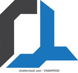 Letter T combine with L  logo in vector for business purpose identity company logo