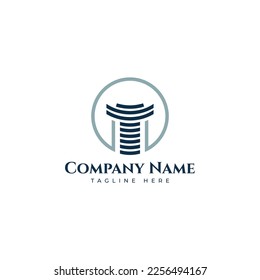 Letter T Commercial Building Logo Ideas