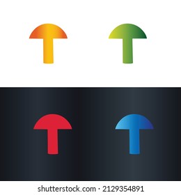 Letter T Creative Unique Modern Vector Logo Design