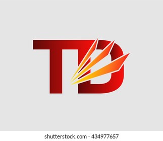 Letter T and D logo
