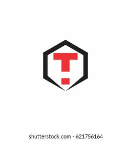 letter T design logo vector