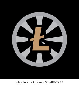 letter t digital logo