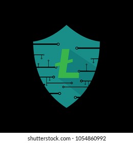 letter t digital logo