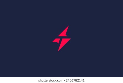 letter t with electricity logo icon design vector design template inspiration