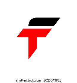 Letter T And Letter F Logo , Simple And Clean