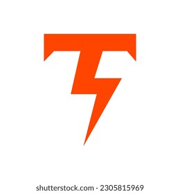 T-Flash-Logo-Design für Unternehmen