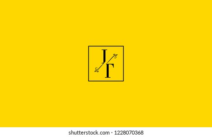 LETTER I AND T FLOWER LOGO WITH SQUARE FRAME FOR LOGO DESIGN OR ILLUSTRATION USE