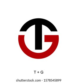 letter T and G for icon or logo design concept ready to use