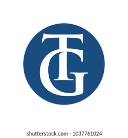 letter T and G vector logo